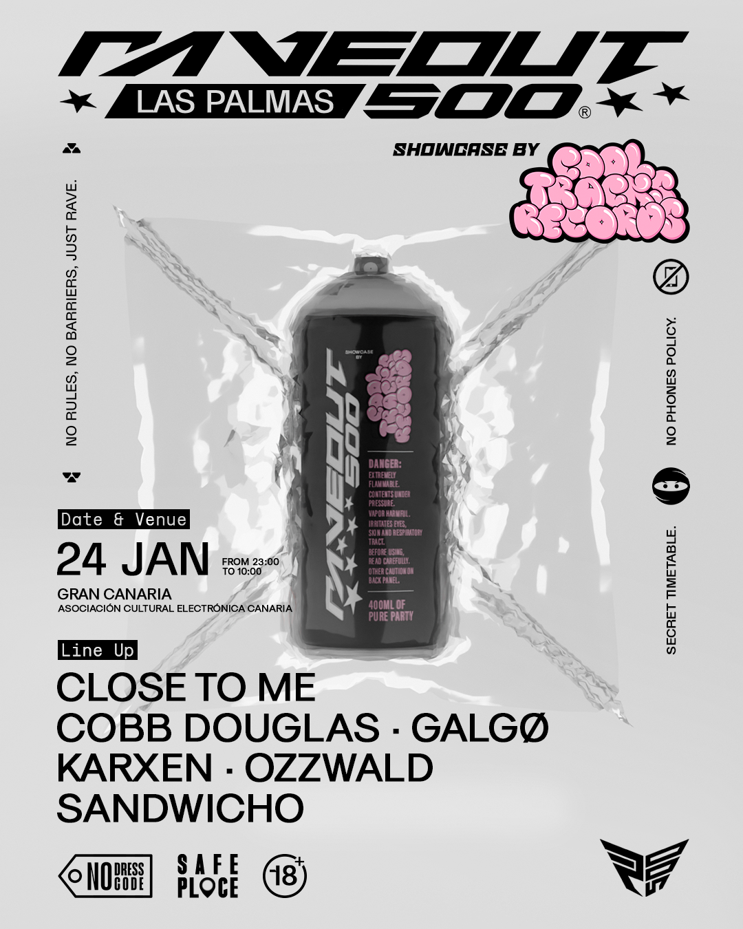 RAVEOUT500: SHOWCASE BY COOL TRACKS RECORDS