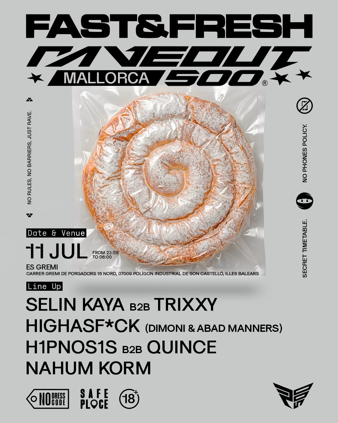 FAST & FRESH x RAVEOUT500