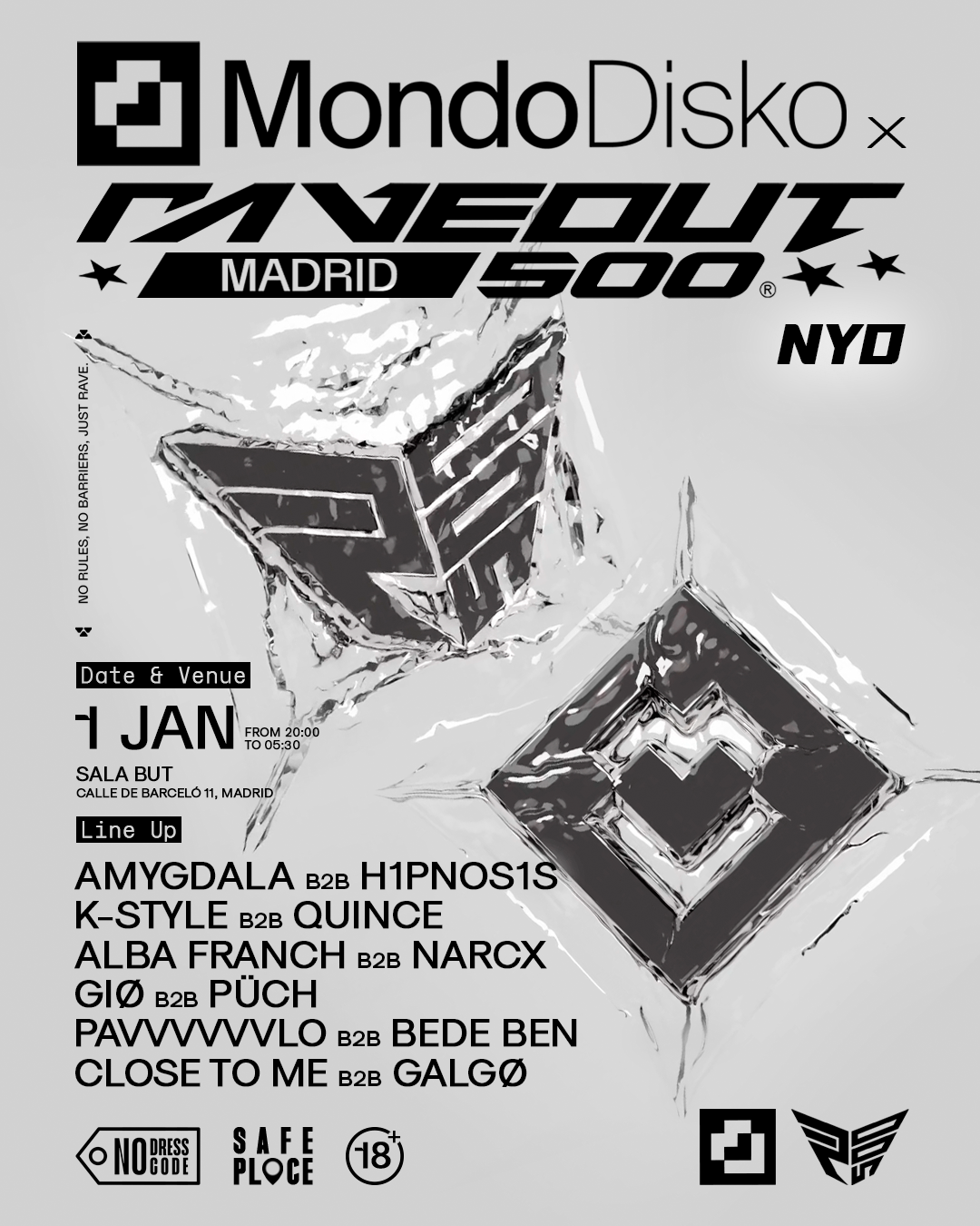 NYD: MONDO DISKO x RAVEOUT500